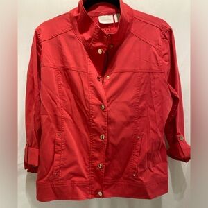 CHICO’S Lightweight Jacket Size 2 NWT